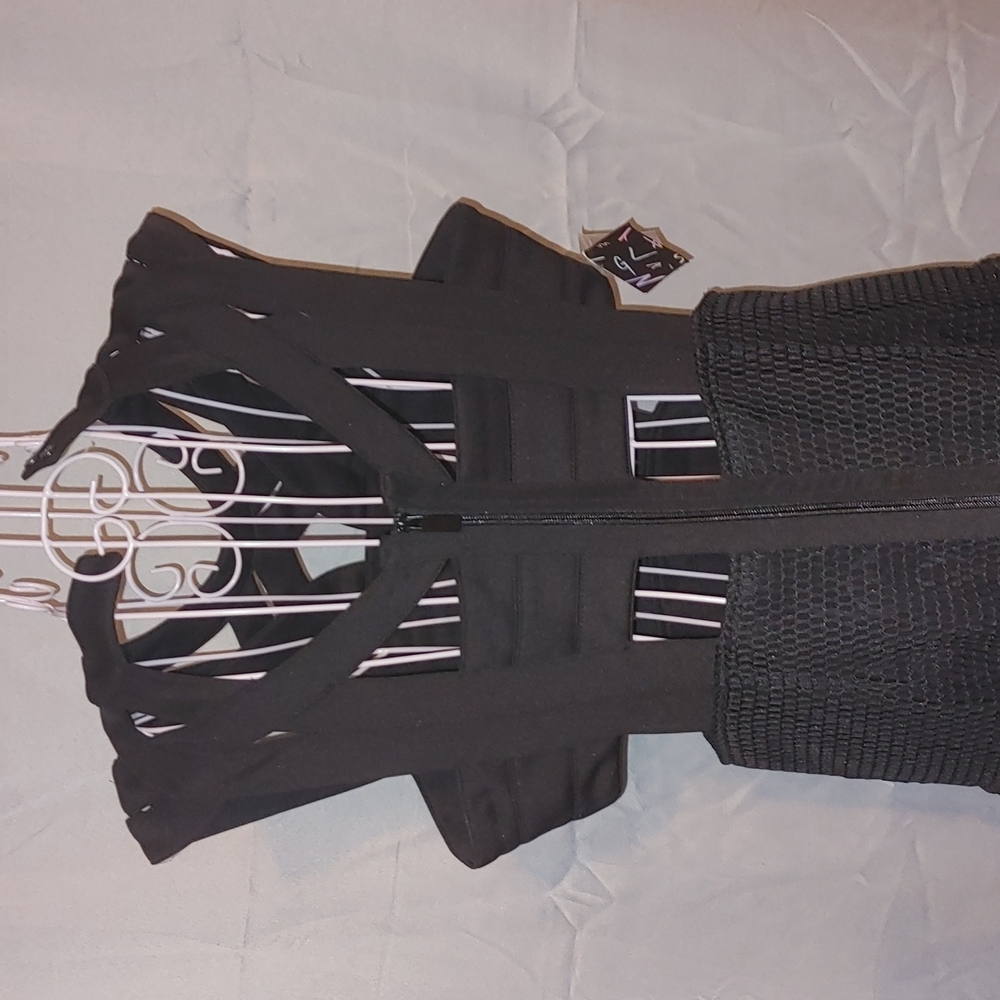 Nasty Gal Rock City Scuba Dress BNWT L - Picture 5 of 6